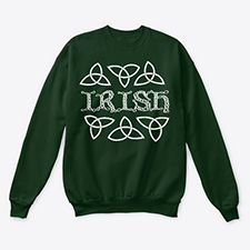 Irish Shirt with Celtic knots